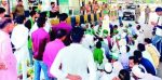 बिजनौर:भाकियू लोकशक्ति ने टोल प्लाजा पर दिया धरना..